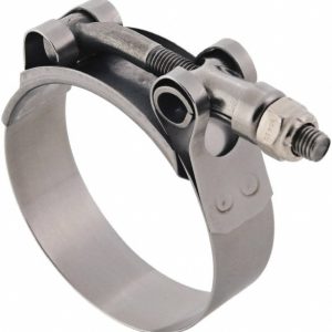 IDEAL TRIDON T-Bolt Channel Bridge Clamp: 3.75 to 4.06" Hose, 3/4" Wide, Stainless Steel 300210375051