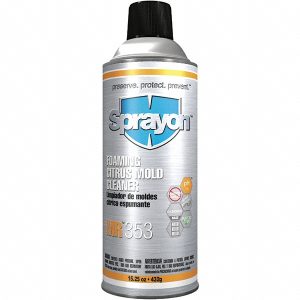 SPRAYON 15.25 Ounce Aerosol Can, White, Mold Cleaner S00353000