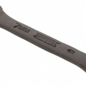 PROTO Combination Wrench: 7.00 mm Head Size, 15 deg Offset J1207MESB
