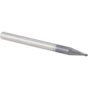 ACCUPRO Ball End Mill: 0.0400" Dia, 0.0600" LOC, 4 Flute, Solid Carbide 12465811