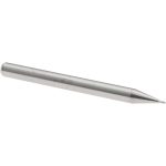 ACCUPRO Ball End Mill: 0.0200" Dia, 0.0300" LOC, 4 Flute, Solid Carbide 12277145