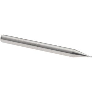 ACCUPRO Ball End Mill: 0.0200" Dia, 0.0300" LOC, 4 Flute, Solid Carbide 12277145