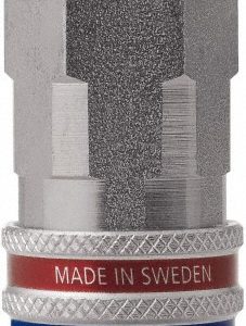 CEJN Pneumatic Hose Coupling: 3/8" Thread, 1/4" Body Dia, High Flow Interchange 10 315 2454