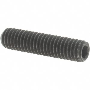 IMPORT Set Screw: M6x1, 25.00 mm Overall Length, Cup Point, Alloy Steel, Grade 14.9 (45H) SS6S06025-025B
