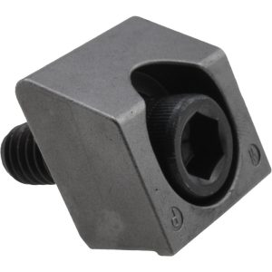 MITEE-BITE 3/8-16 Screw Thread, 1" Wide x 1/4" High, Smooth Steel Standard Style Screw Mount Toe Clamp 26075