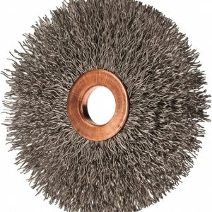 VALUE COLLECTION Wheel Brush: 3" Wheel Dia, Crimped S62034145