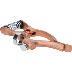 TECHNIWELD USA 1-1/2 Inch Jaw Opening, 4 Inch Jaw Depth, 300 Amp Rating, Copper Welding Ground Clamp GCT300