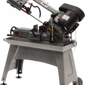 JET Horizontal Bandsaw: 5 x 8" Rectangular, 5" Round Capacity, Step Pulley Drive 414453