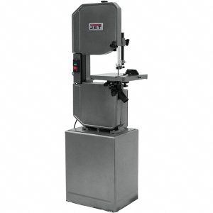 JET Vertical Bandsaw: 13-1/2" Throat Depth, 6" Height Capacity, Step Pulley & Variable Speed Pulley Drive 414502