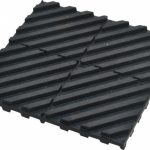 BARRYMOUNT 4" Long x 4" Wide x 5/16" Thick, Neoprene, Machinery Leveling Pad & Mat 30005-4