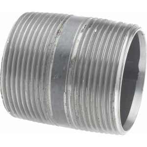 VALUE COLLECTION Black Pipe Nipple: 1-1/2" Dia x 2" Long, Schedule 40 NB08020