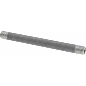 VALUE COLLECTION Black Pipe Nipple: 1/8" Dia x 4-1/2" Long, Schedule 40 NB01045