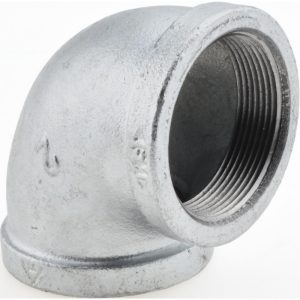 VALUE COLLECTION Malleable Iron Pipe 90 &deg; Elbow: 2" Fitting MSC-62146782