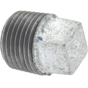 B&K MUELLER Malleable Iron Pipe Square Plug: 1/2" Fitting 511-803HN