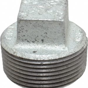 B&K MUELLER Malleable Iron Pipe Square Plug: 1-1/4" Fitting 511-806HN