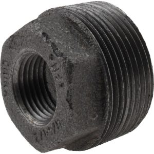 B&K MUELLER Black Bushing: 1-1/4 x 1/2", Threaded 521-963HN