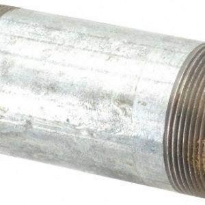 B&K MUELLER Galvanized Pipe Nipple: 2", 5-1/2" Long, Schedule 40, Steel 568-055HC