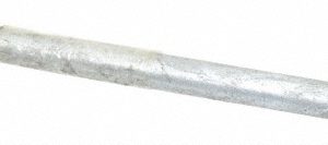 B&K MUELLER Galvanized Pipe Nipple: 1/4", 10" Long, Schedule 40, Steel 561-100HC