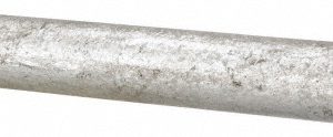 B&K MUELLER Galvanized Pipe Nipple: 1/8", 12" Long, Schedule 40, Steel 560-120HC