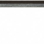 BONDHUS Hex Key: 5.00 mm Hex, Hex End, Long Arm 12164