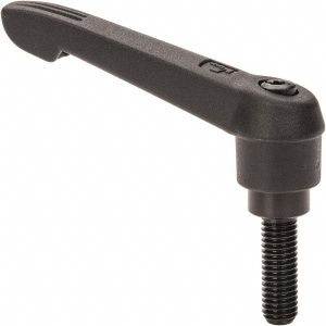 KIPP Threaded Stud Adjustable Clamping Handle: M8 x 1.25 Thread, 18 mm Hub Dia, Fiberglass Reinforced Plastic K0269.2081X25
