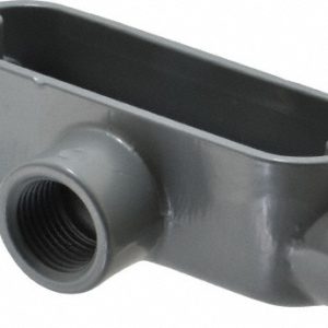 THOMAS & BETTS T Body, 1/2" Trade, IMC, Rigid Aluminum Conduit Body AT-1