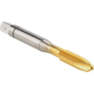 ACCUPRO Spiral Point Tap: M6x1 Metric Coarse, 3 Flutes, Plug Chamfer, 6H Class of Fit, High-Speed Steel-PM, TiN Coated 31055-00T