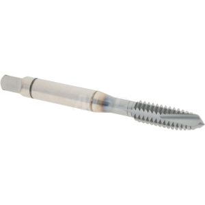 ACCUPRO Spiral Point Tap: 1/4-20 UNC, 3 Flutes, Plug Chamfer, 3B Class of Fit, High-Speed Steel-PM, TiCN Coated 30083-00C