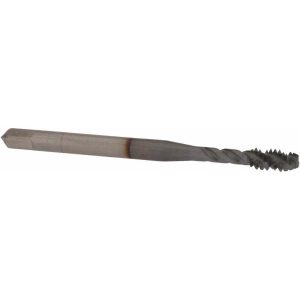 ACCUPRO Spiral Flute Tap: #6-32, UNC, 3 Flute, Modified Bottoming Chamfer, 3B Class of Fit, Powdered Metal, TiCN Finish 40042-01C
