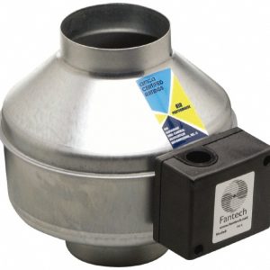 FANTECH 4" Diam, 0.19 Amp, 120 Volt Duct Fan FG4