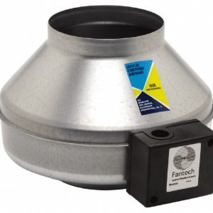 FANTECH 6" Diam, 0.68 Amp, 120 Volt Duct Fan FG6