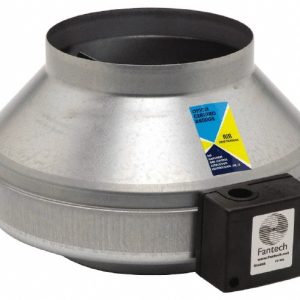 FANTECH 8" Diam, 1.14 Amp, 120 Volt Duct Fan FG8