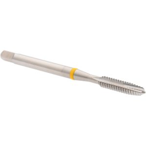 ACCUPRO Spiral Point Tap: #6-32 UNC, 2 Flutes, Plug Chamfer, 2B Class of Fit, Vanadium High Speed Steel, Bright/Uncoated Coated T2670243