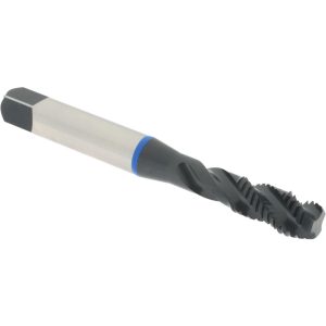 ACCUPRO Spiral Flute Tap: M8x1.25, Metric Coarse, 3 Flute, Modified Bottoming Chamfer, Vanadium High-Speed Steel, Steam Oxide Finish T1614364