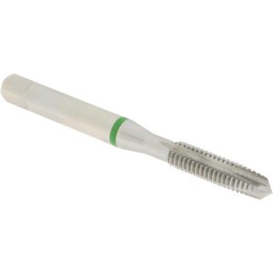 ACCUPRO Spiral Point Tap: M6x1 Metric Coarse, 3 Flutes, Plug Chamfer, Vanadium High Speed Steel, Bright/Uncoated Coated T2660314