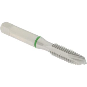 ACCUPRO Spiral Point Tap: 3/8-16 UNC, 3 Flutes, Plug Chamfer, 3B Class of Fit, Vanadium High Speed Steel, Bright/Uncoated Coated T2640483