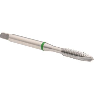 ACCUPRO Spiral Point Tap: #10-24 UNC, 3 Flutes, Plug Chamfer, 2B/3B Class of Fit, Vanadium High Speed Steel, Bright/Uncoated Coated T2640323