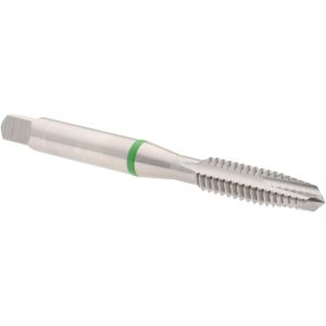 ACCUPRO Spiral Point Tap: 1/4-20 UNC, 3 Flutes, Plug Chamfer, 3B Class of Fit, Vanadium High Speed Steel, Bright/Uncoated Coated T2640403
