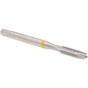 ACCUPRO Spiral Point Tap: #8-32 UNC, 2 Flutes, Plug Chamfer, 2B Class of Fit, Vanadium High Speed Steel, Bright/Uncoated Coated T2670283