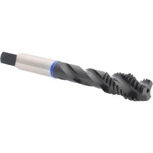 ACCUPRO Spiral Flute Tap: 7/16-14, UNC, 3 Flute, Modified Bottoming Chamfer, Vanadium High-Speed Steel, Steam Oxide Finish T1604523