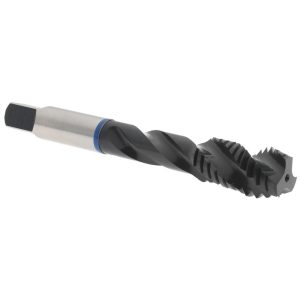 ACCUPRO Spiral Flute Tap: 1/2-13, UNC, 3 Flute, Modified Bottoming Chamfer, 3B Class of Fit, Vanadium High-Speed Steel, Steam Oxide Finish T1604563