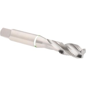 ACCUPRO Spiral Flute Tap: 3/8-24, UNF, 3 Flute, Modified Bottoming Chamfer, 2B Class of Fit, Vanadium High-Speed Steel, Bright/Uncoated Finish T2634502B