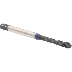 ACCUPRO Spiral Flute Tap: M4x0.70, Metric Coarse, 3 Flute, Modified Bottoming Chamfer, 6H Class of Fit, Vanadium High-Speed Steel, Steam Oxide Finish T1614244