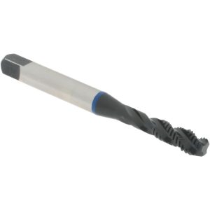 ACCUPRO Spiral Flute Tap: M6x1, Metric Coarse, 3 Flute, Modified Bottoming Chamfer, Vanadium High-Speed Steel, Steam Oxide Finish T1614314