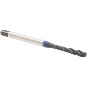 ACCUPRO Spiral Flute Tap: #6-32, UNC, 3 Flute, Modified Bottoming Chamfer, 2B Class of Fit, Vanadium High-Speed Steel, Steam Oxide Finish T1604243