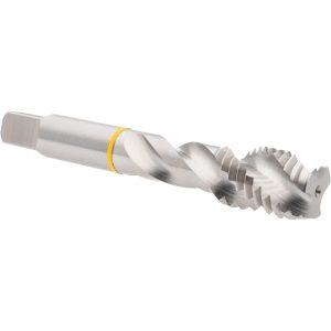 ACCUPRO Spiral Flute Tap: 5/8-11, UNC, 3 Flute, Modified Bottoming Chamfer, 2B Class of Fit, Vanadium High-Speed Steel, Bright/Uncoated Finish T2644642B