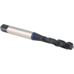ACCUPRO Spiral Flute Tap: 1/4-28, UNF, 3 Flute, Modified Bottoming Chamfer, Vanadium High-Speed Steel, Steam Oxide Finish T1604425