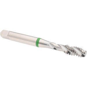 ACCUPRO Spiral Flute Tap: 1/4-20, UNC, 3 Flute, Modified Bottoming Chamfer, 2B Class of Fit, Vanadium High-Speed Steel, Bright/Uncoated Finish T2634405