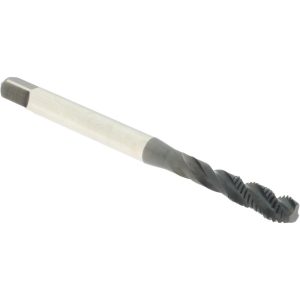 ACCUPRO Spiral Flute Tap: M5x0.8, Metric Coarse, 3 Flute, Modified Bottoming Chamfer, 6H Class of Fit, Vanadium High-Speed Steel, Steam Oxide Finish T1614284
