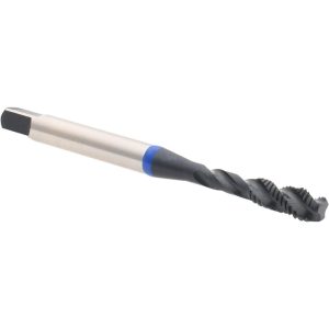 ACCUPRO Spiral Flute Tap: #10-32, UNF, 3 Flute, Modified Bottoming Chamfer, 2B Class of Fit, Vanadium High-Speed Steel, Steam Oxide Finish T1604342B